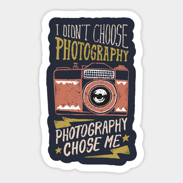 Photography Chose Me Sticker by Starpost